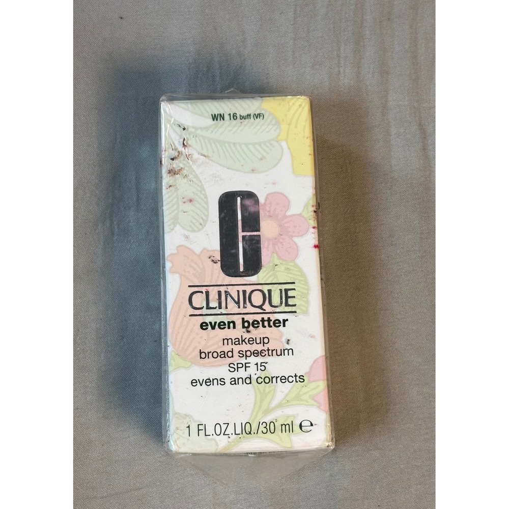 Clinique Even Better Makeup SPF 15 WN 16 Buff VF Foundation 1oz New Sealed